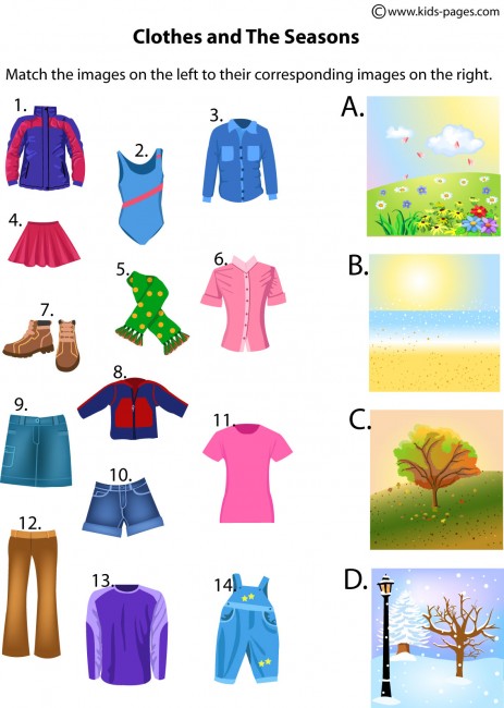 The Seasons And Clothes